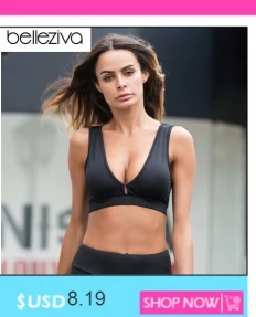 Belleziva Высокая Растяжка дышащий Топ фитнес женский спортивный лифчик женские майки для бега спортивный топ тренировки Спортивная одежда для тренажерного зала
