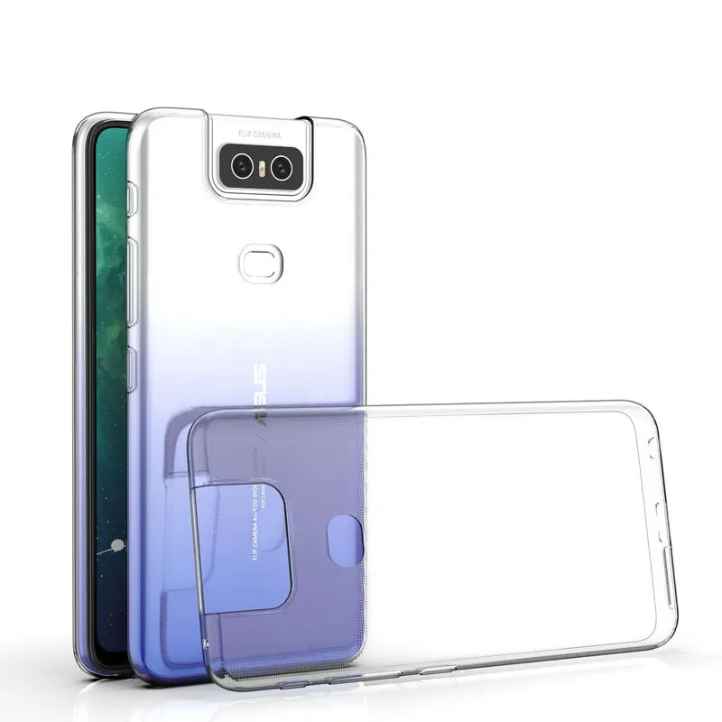 Прозрачный натуральный чехол для телефона Asus Zenfone 6 ZS630KL I01WD 6z 2019 тонкий защитный