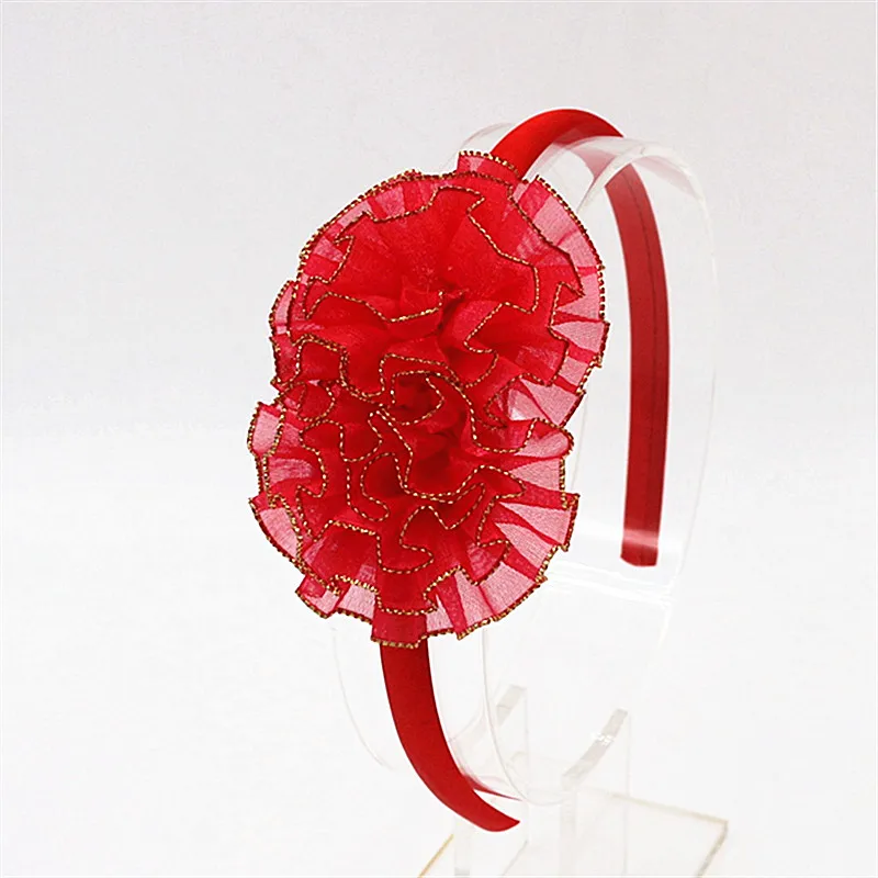 Детская однотонная головная повязка с цветами в Пномпене милый обруч для волос