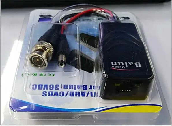 1 Пара Пассивный CCTV коаксиальный BNC видео Мощность Балун|Коробки передач и кабели|