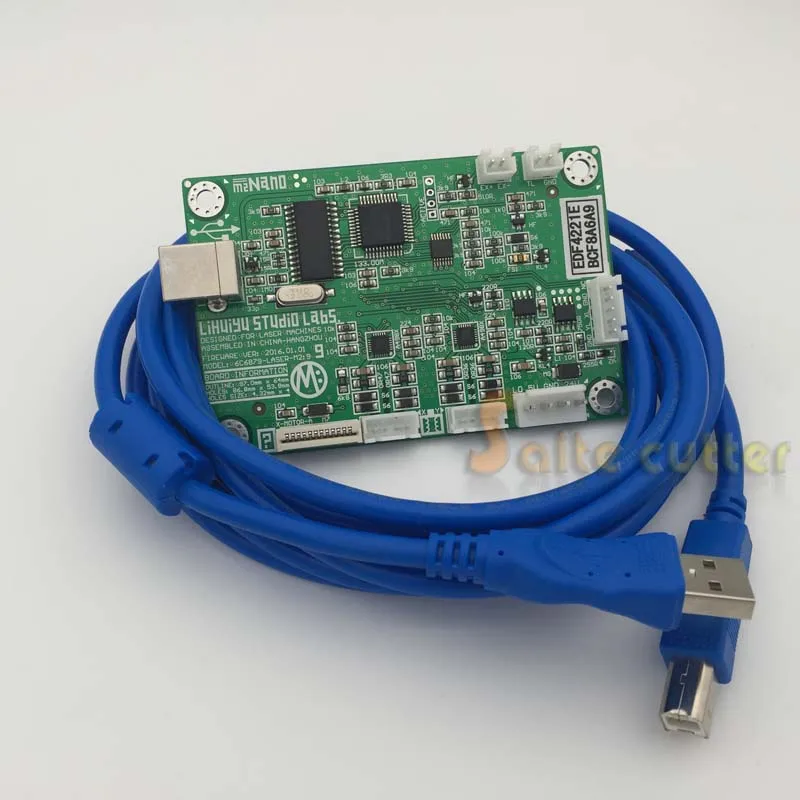 DIY CO2 мини лазерный штамп резиновая гравировка гравер K40 LIHUIYU M2 материнская плата