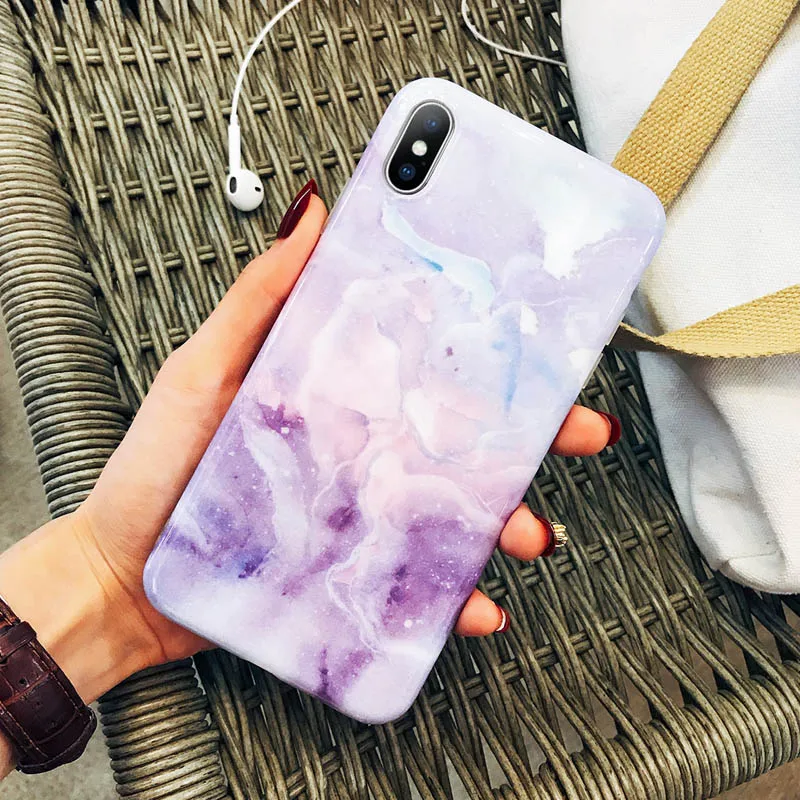 5497 Moskado Роскошный Мраморный чехол для iPhone XS Max 7 8 6 6S Plus X XR XS гранитный камень текстура чехол для телефона мягкий IMD силиконовый чехол - Цвет: 5497