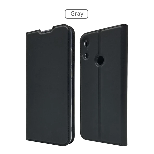 Gray 8A Чехол для huawei Honor 8 Lite Pro, флип-кошелек, кожаный чехол для Honor 8X, чехол с подставкой, Магнитный чехол для huawei Honor 8A, чехол s - Цвет: Gray 8A