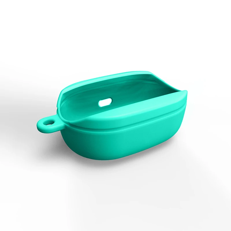 green Чехол для переноски Xiaomi mi Red mi Airdots Youth силиконовый чехол на Xio mi Air dots Молодежные наушники защитный ковер с кольцом - Цвет: green