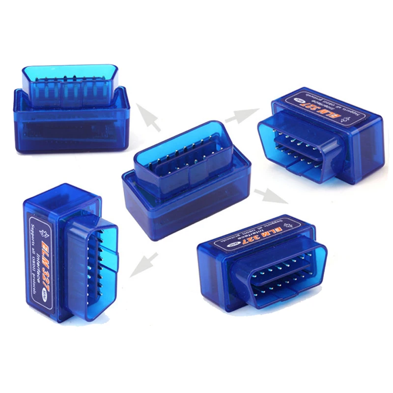 

5pcs Super Mini V2.1 ELM327 OBD OBD2 ELM 327 Bluetooth Interface Auto Car Scanner Diagnostic Tool for Android Windows Symbian