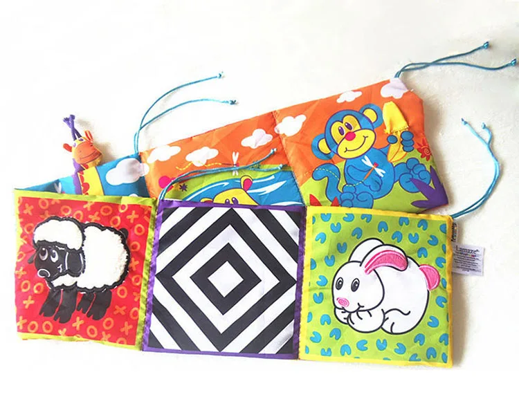 Мягкая ткань книга животных Одежда для детей и малышей интеллектуальная