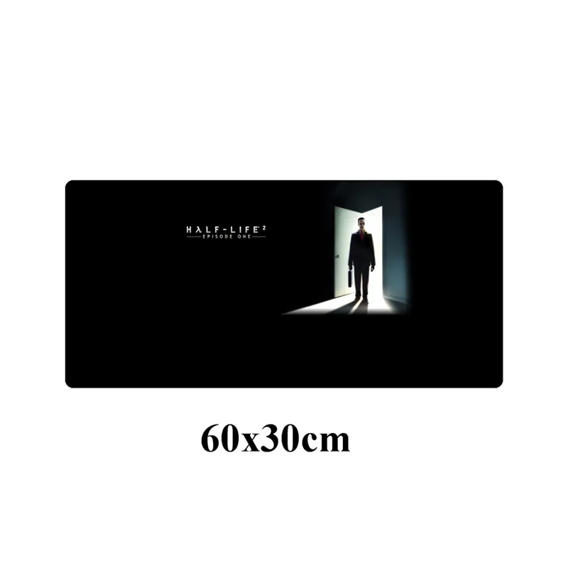 Синий 60x30 см Half-life 2 большой коврик для мыши XXL компьютерный скоростной геймер игровой коврик для мыши Блокировка резиновая прокладка большая клавиатура стол коврик для мыши - Цвет: Синий