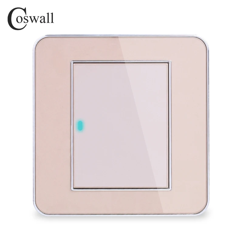 Производитель Coswall Brand 1 Gang 2 Way случайный клик вкл/выкл настенный высветильник ель