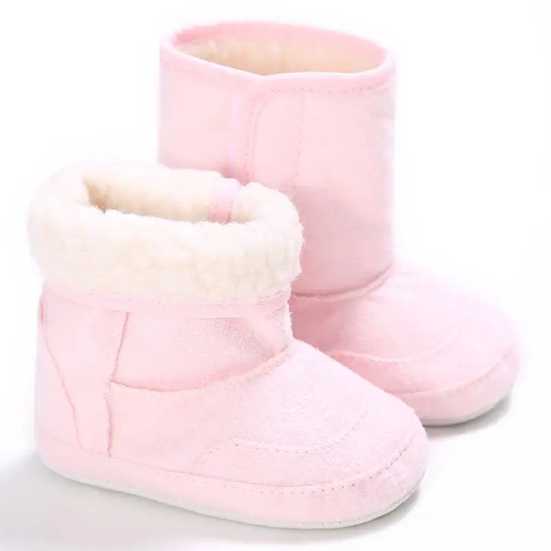 Pink Wonbo/7 цветов; Новинка; для новорожденных; для малышей; обувь на мягкой резиновой подошве; ботинки для детей; для мальчиков и девочек; ботинки - Цвет: Pink