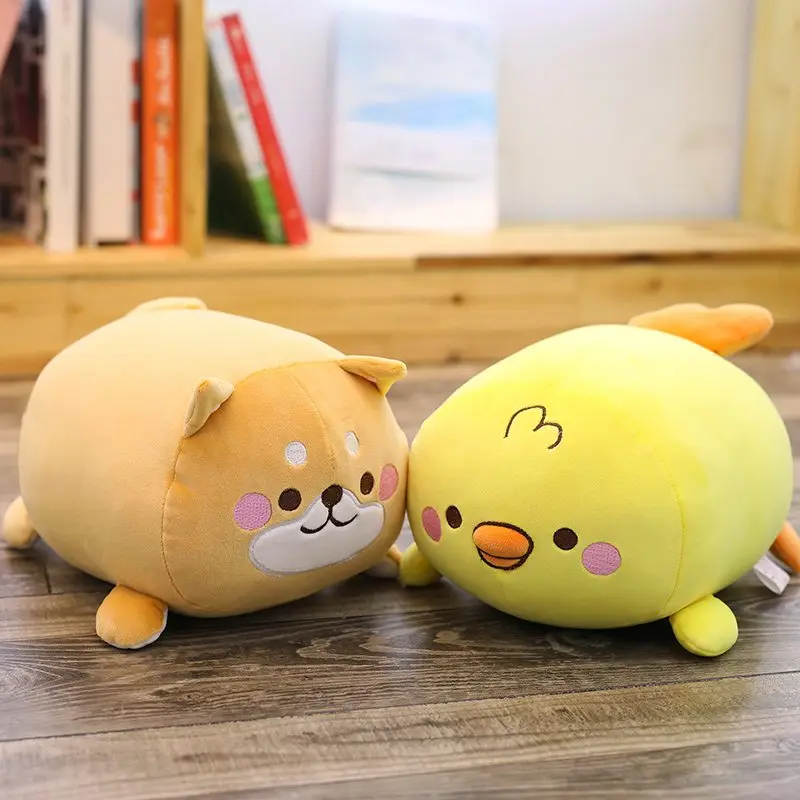 1 шт. 35/65 см 3 вида принтов из плюша с милым цыпленком фигурка Kawaii Косплей Shiba