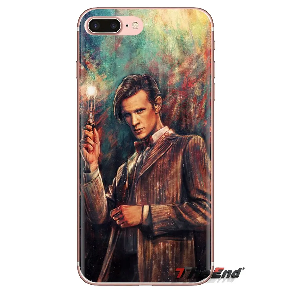 TPU Transparent Case Covers For Xiaomi Redmi 4A S2 Note 3 3S 4 4X 5 Plus 6 7 6A Pro Pocophone F1 Patrick Troughton Doctor Who DW |