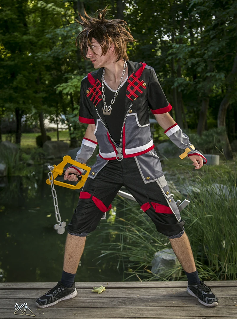 Аниме Kingdom Hearts Sora косплей костюм Любой Размер Горячая Распродажа костюмы на Хэллоуин
