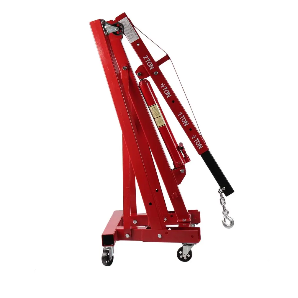 2T складной двигатель кран с балансиром гидравлической мастерской Мобильный