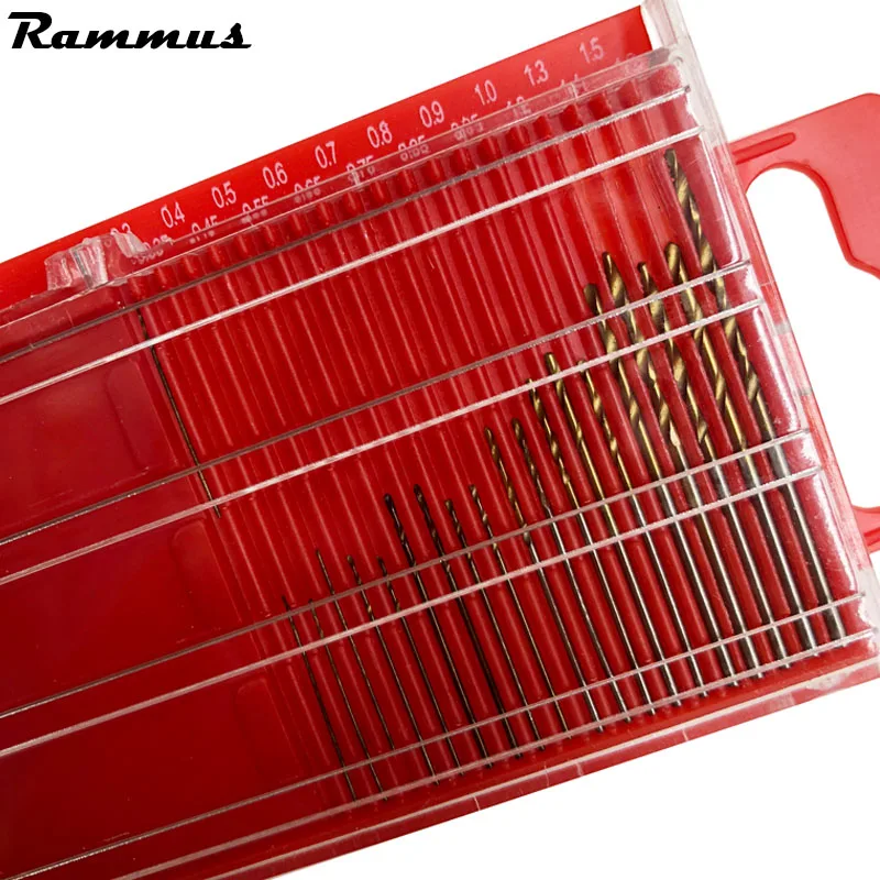 Высокоскоростное стальное сверло с титановым покрытием 0 3-1 6 мм | Инструменты