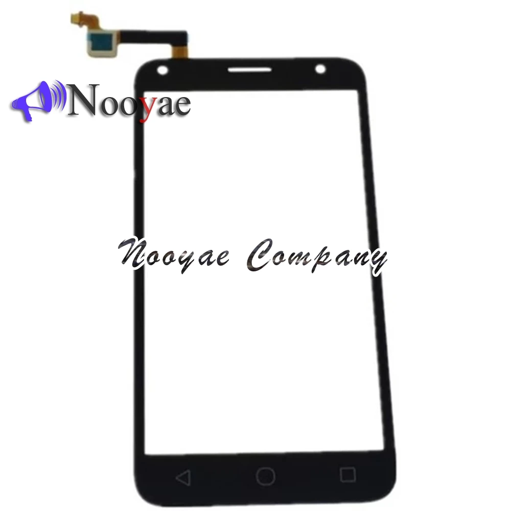 Белый/Черный сенсорный экран дигитайзер стекло для Alcatel One Touch 5010 5010D OT5010 сенсорная панель; 10 шт./лот