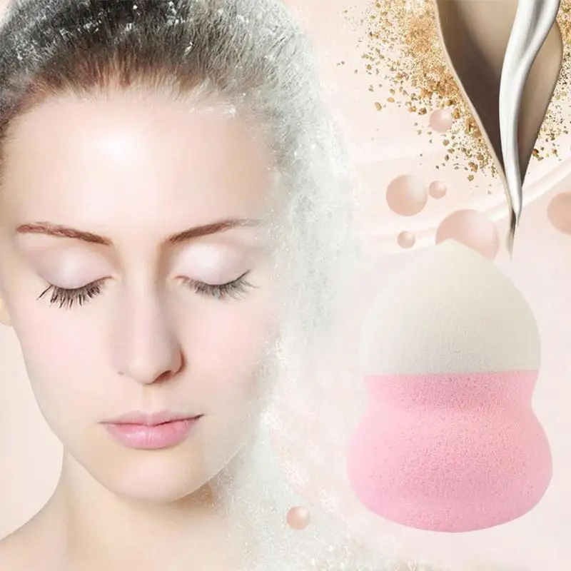1 шт. пуховка для пудры сухая и влажная губка принадлежности макияжа мини