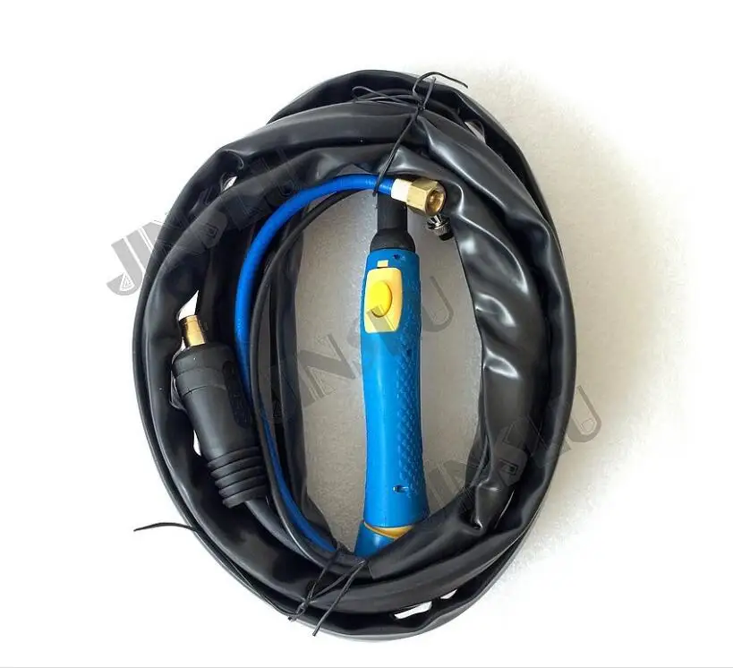 

Фонарь для аргоновой дуговой сварки WP26 с воздушным охлаждением, сварочный пистолет 4 м с синей ручкой, отдельного типа