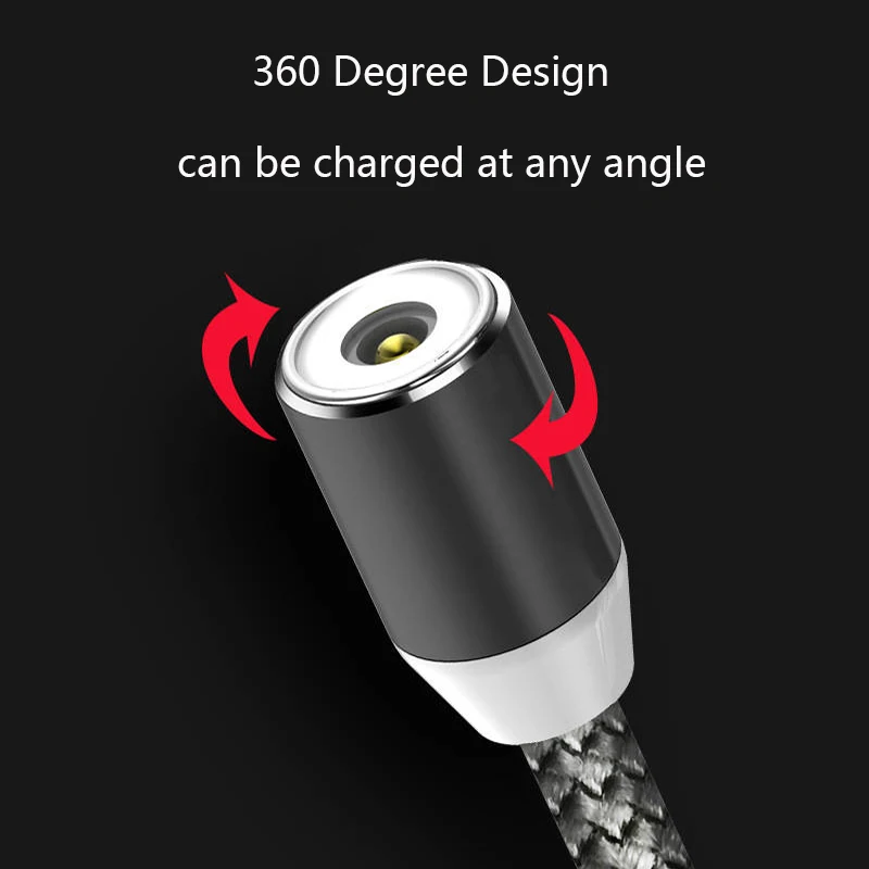 Sarika S03 3 в 1 магнитное зарядное устройство Micro USB кабель для iPhone 5 5S 6 7 6S 8 Plus Быстрая зарядка магнит зарядка usb type C кабель провод