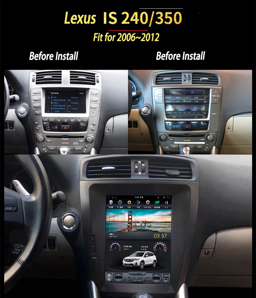 YESSUN для Lexus IS 240/250/350 2005-2011 Android автомобильный навигатор gps HD Сенсорный экран стерео Мультимедийный Плеер аудио