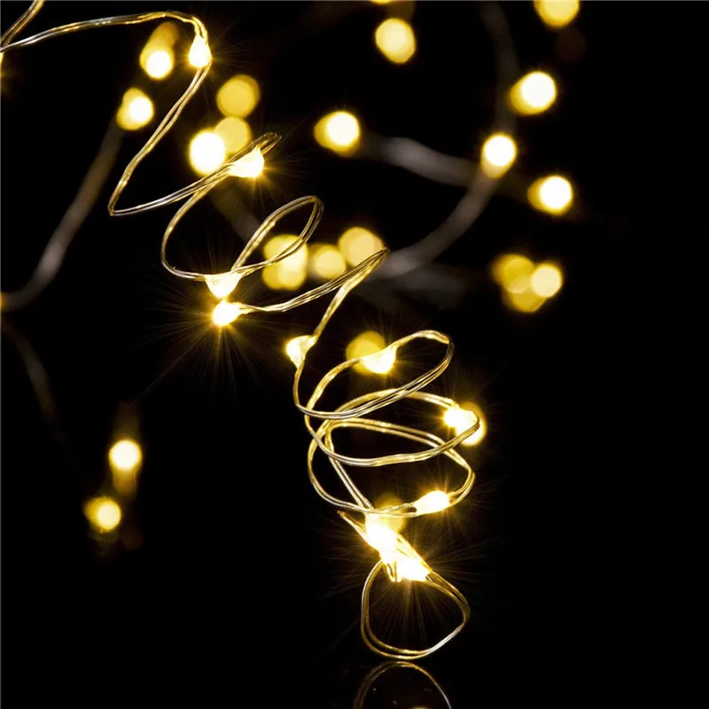 

2m 20-LED Copper Wire String Light with Bottle Stopper for Glass Craft Bottle Fairy Valentines Wedding Decoration string lights