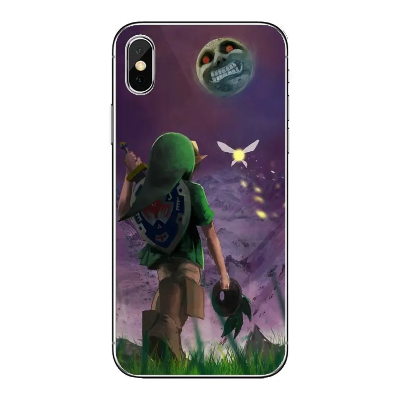 For Samsung Galaxy Note 8 9 S9 S10 A8 A9 Star Lite Plus A6S A9S Soft Transparent Cases Covers Legend of zeldas Majora's Mask |