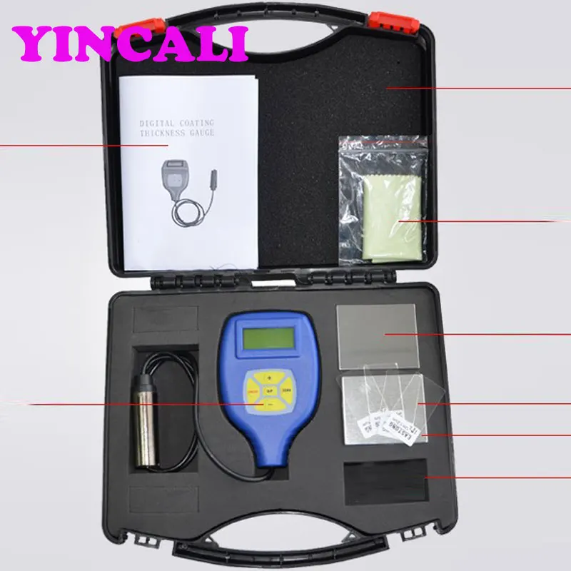 High stability Handheld ETA-068F Coating thickness meter measuring range 0-1000um Thickness Gauge | Инструменты