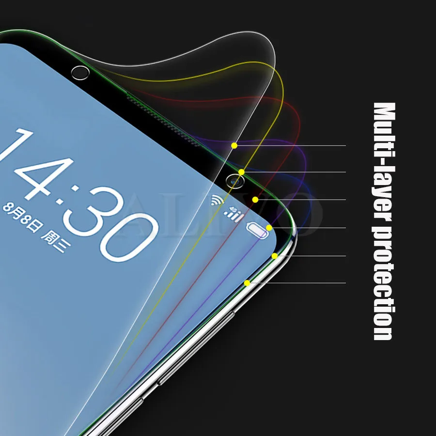 Передняя 3D Защитная Пленка премиум класса для Meizu 16 Plus Прозрачная мягкая