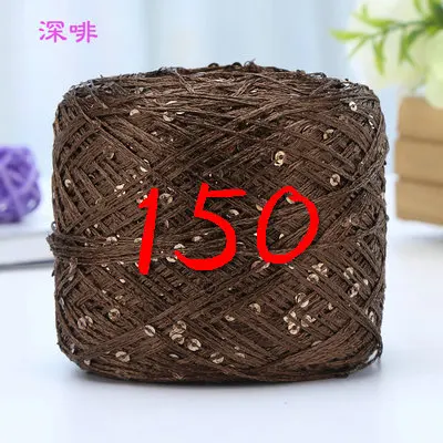 1 шт.* 100 г Мерцающая пряжа для вязания нитки кашемир шерстяная пряжа для вязания мохер шелк и хлопок детские спицы t85 - Цвет: 150