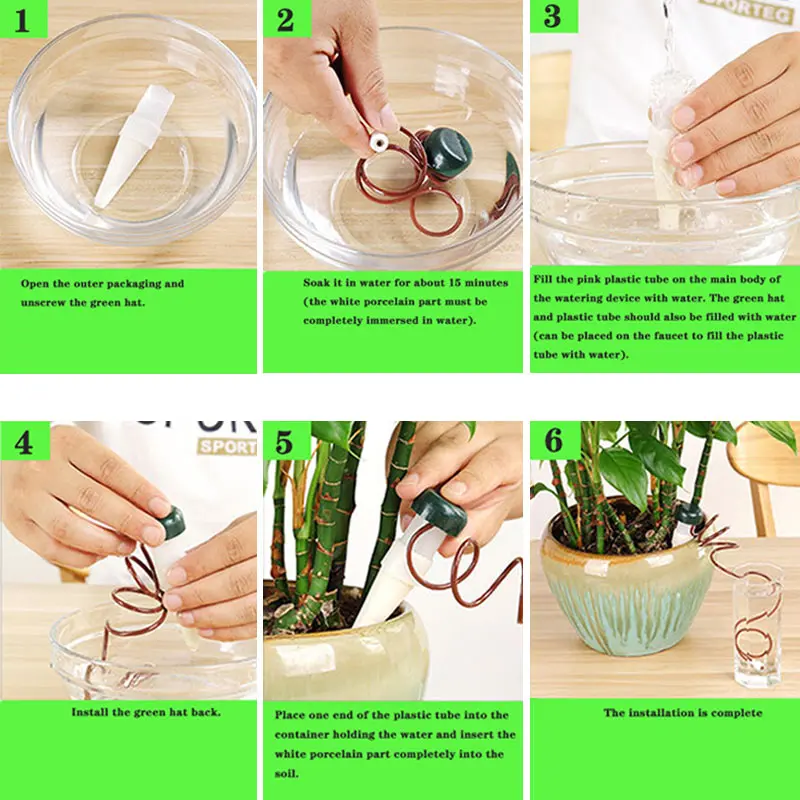 2 шт. садовое автоматическое устройство орошения Садоводство цветок капельного