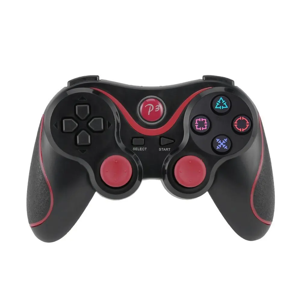 RED Беспроводной bluetooth-джойстик игровой консоли контроллер для Playstation PS3 универсальное игровое устройство для дома геймера - Цвет: RED