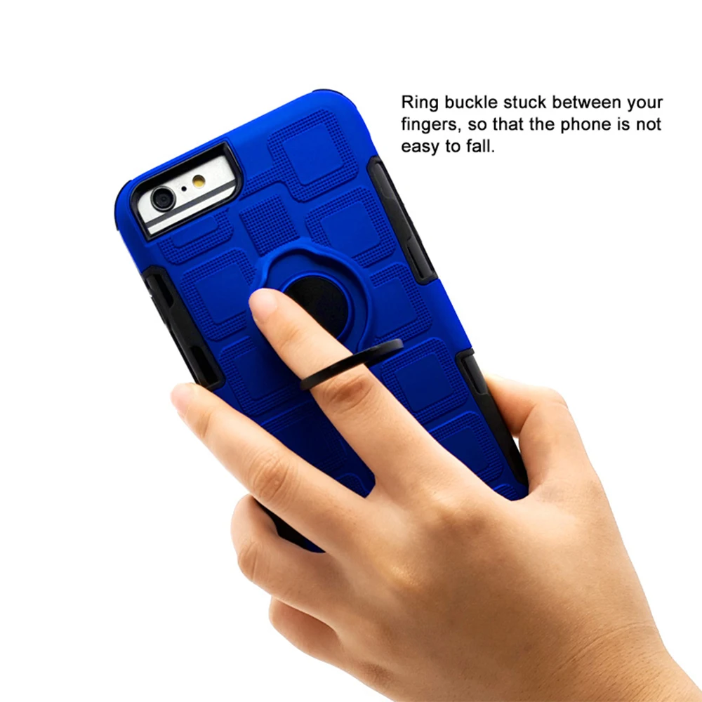 Luxury Car Holder Magnetic Ring Cases 360 Degree Rotating Cover Phone Case for iphone6/7/8 plus/X//XS max |