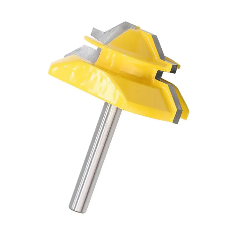 Фреза по дереву 45 градусов фреза нож для панели ручка 1/4 инструмент сверления