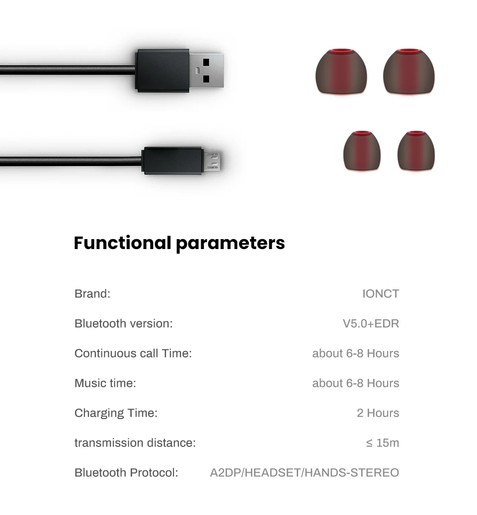 IPX7 Водонепроницаемый 5,0 Bluetooth наушники Шум отмена Hi-Fi стерео блютуз беспроводные наушники спортивные безпроводные