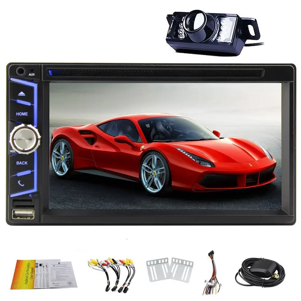 6.5 дюймов Android 4.4 четырехъядерных процессоров радио GPS навигация dvd-плеер Bluetooth