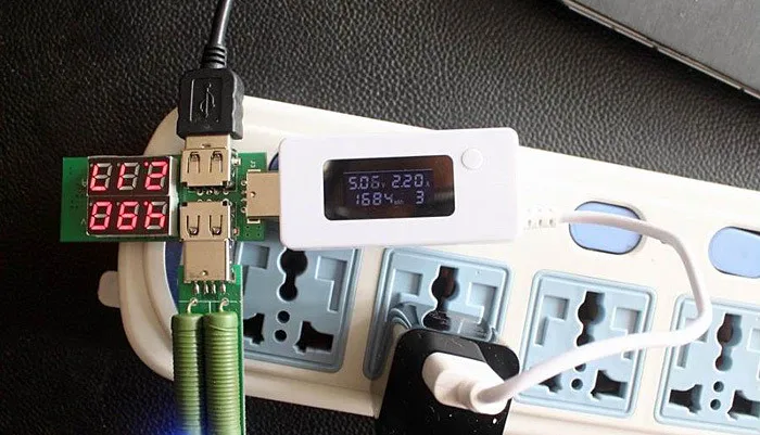 ЖК-вольтметр USB зарядное устройство Емкость ток детектор напряжение тестер метр Voltimetro для сотового телефона power Bank цифровой диспай