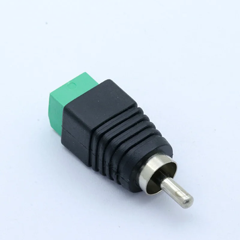 3шт./лот CCTV Phono RCA штекер к AV терминалу разъем видео Balun международный стандарт|plug