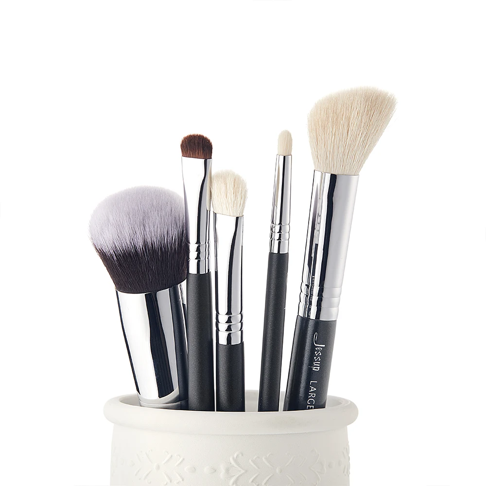 Набор кистей для макияжа Jessup Beauty профессиональный набор из 5 контурных теней лица