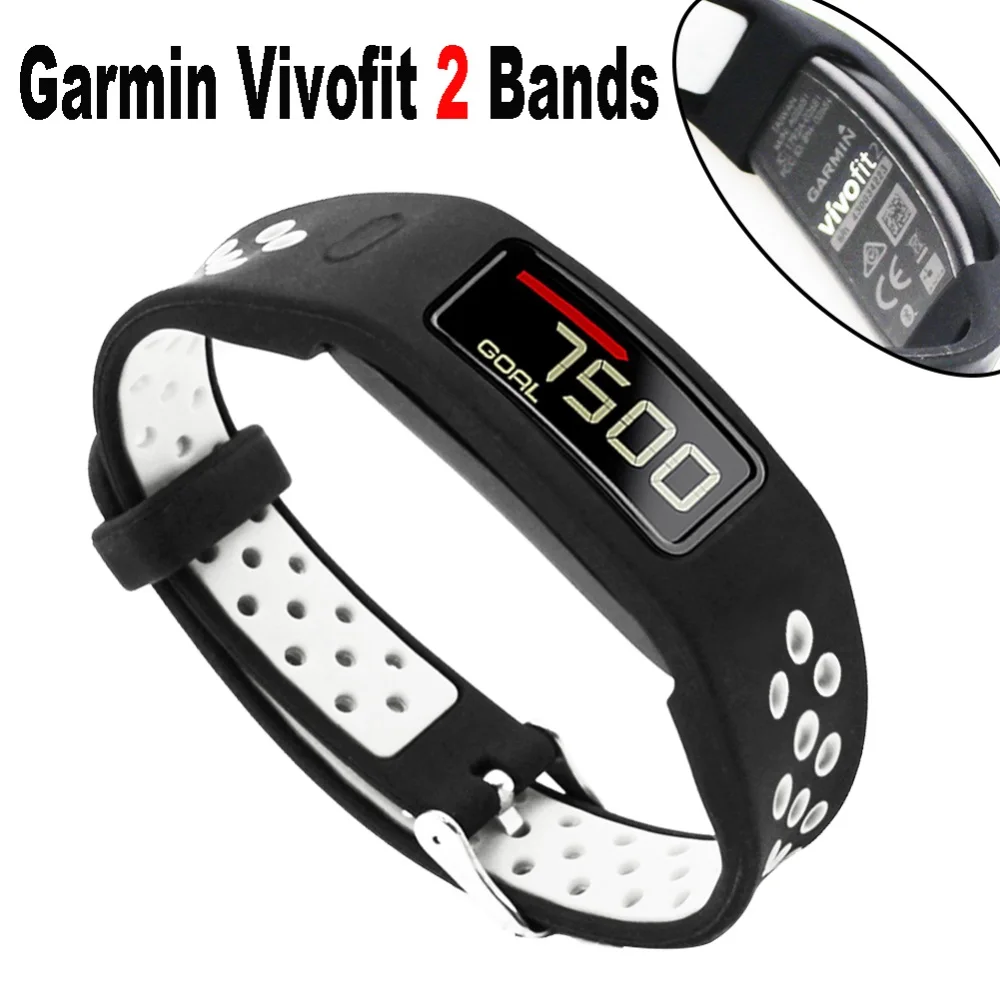 Силиконовый сменный ремешок для часов Garmin Vivofit 2 Band красочные умные часы