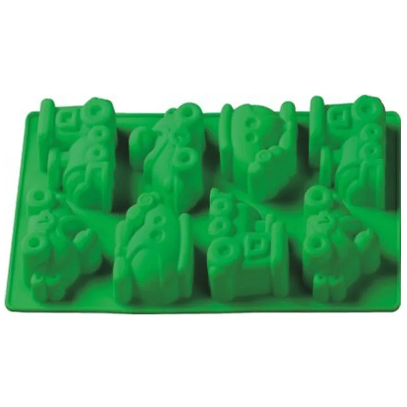 

Silicone mold 8 cavity Car train airplane shape Chocolate mold Fondant cake mould clay mold