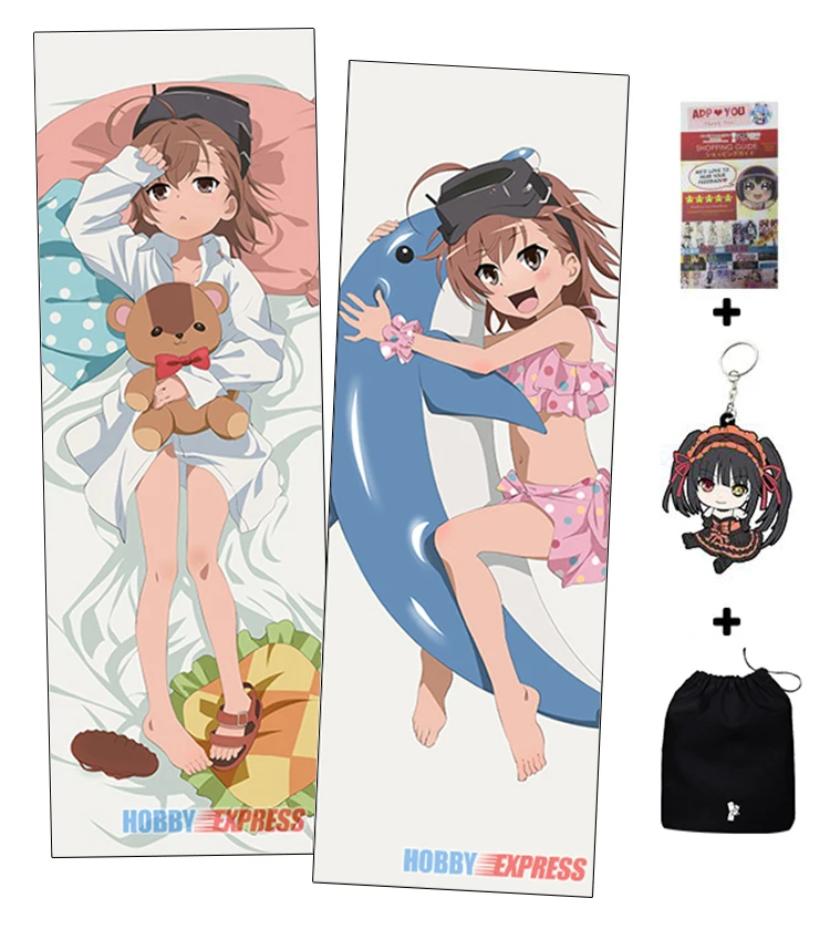 Чехол подушка для обнимания в японском стиле Mikoto Misaka Dakimakura H3219|body pillow case|pillow casehobby