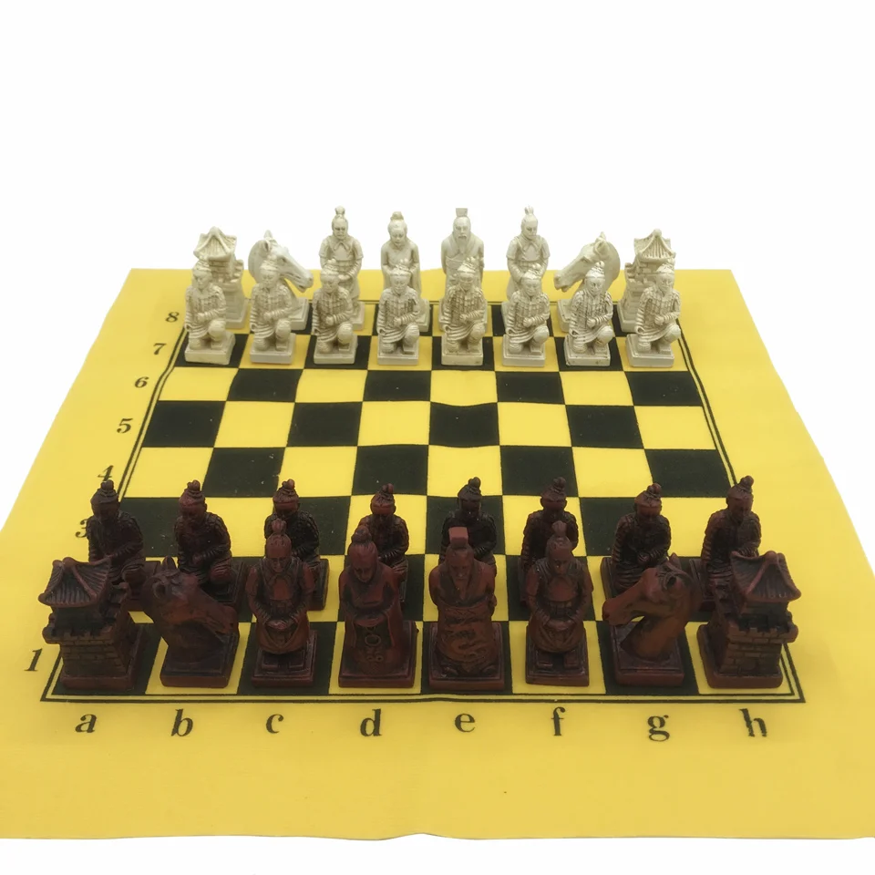 Хороший антикварный Шахматный набор кожаная шахматная доска изысканная смола