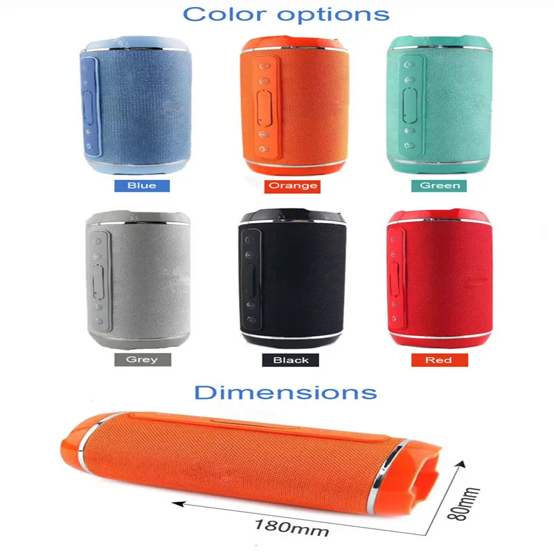 Wireless Bluetooth Speaker Waterproof Portable Outdoor sports handsfree stereo bass Column for the computer ios android |