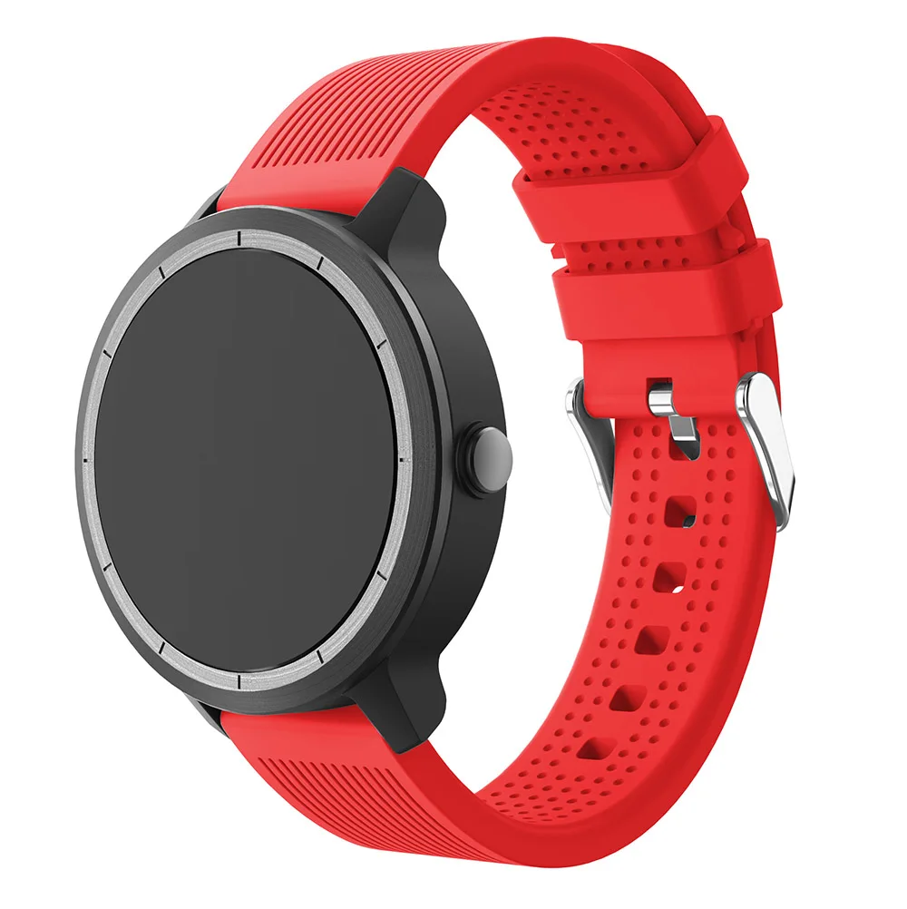 Цветной мягкий силиконовый сменный ремешок Hero Iand для Garmin vivoactive3 vivomove HR