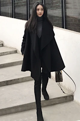 Модное популярное пальто Новинка Весна Осень зима 2019 длинный плащ шаль женское