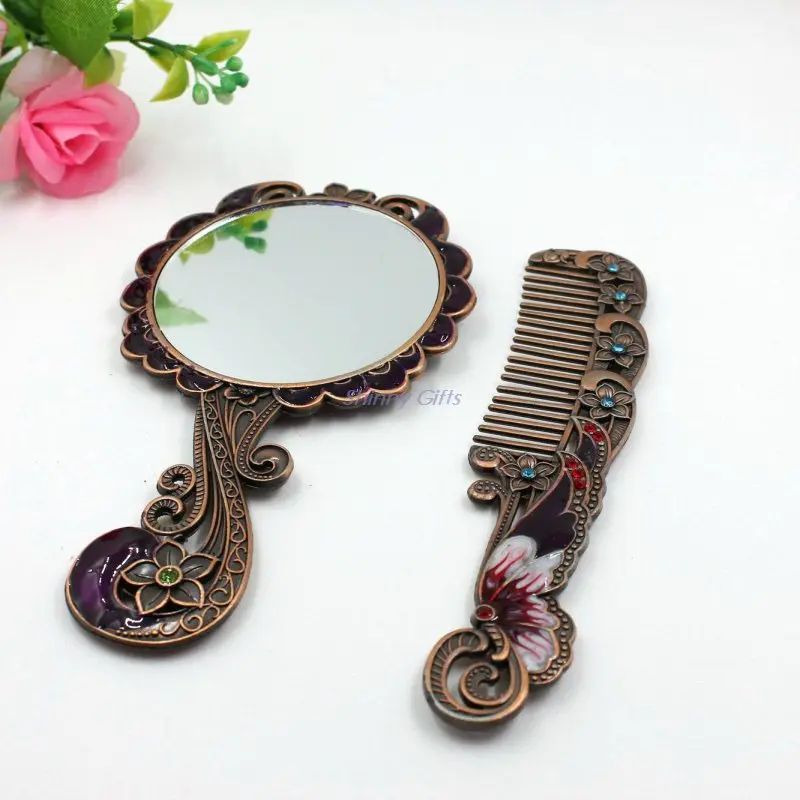 Новые свадебные подарки на день рождения косметическое зеркало и расчетёска в