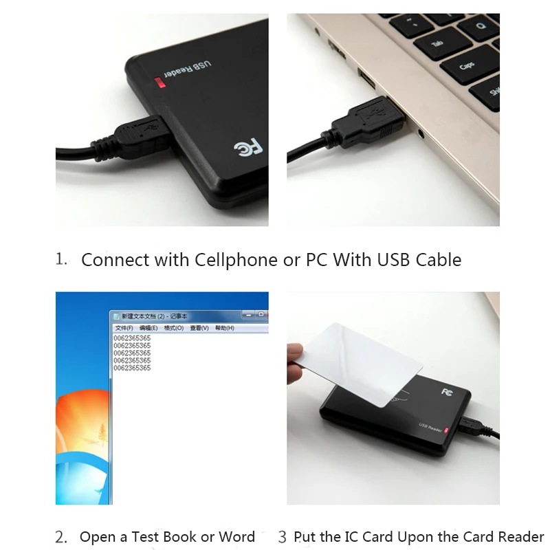 RFID считыватель EM4100 USB близость Сенсор смарт-карт без привода запуска устройства EM