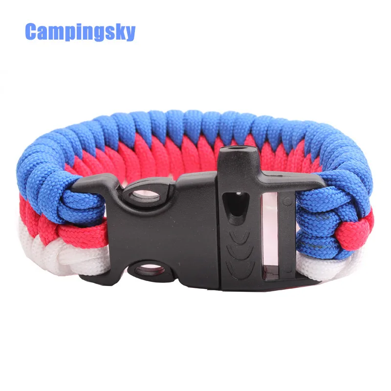 

CAMPINGSKY 550 Паракорд парашют шнур военный выживания Паракорд Браслет