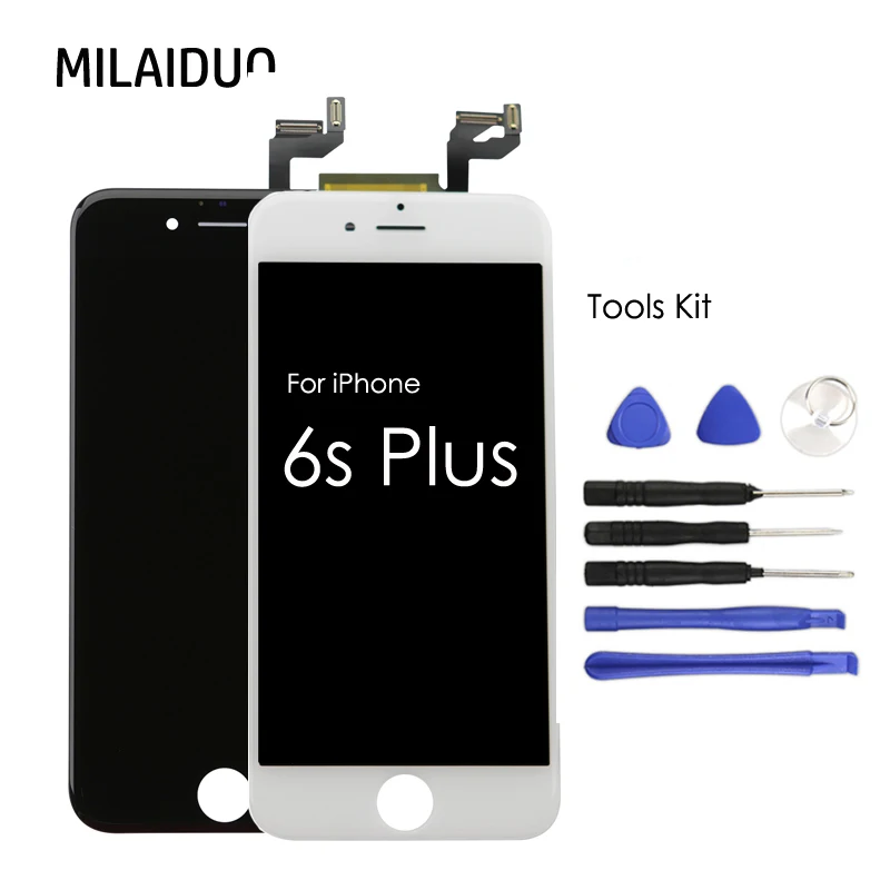 LCD Display For iPhone 6S Plus 5.5 Inch With 3D Touch Screen Digitizer Assembly Replacement with Tools Kit 100% Brand New | Мобильные
