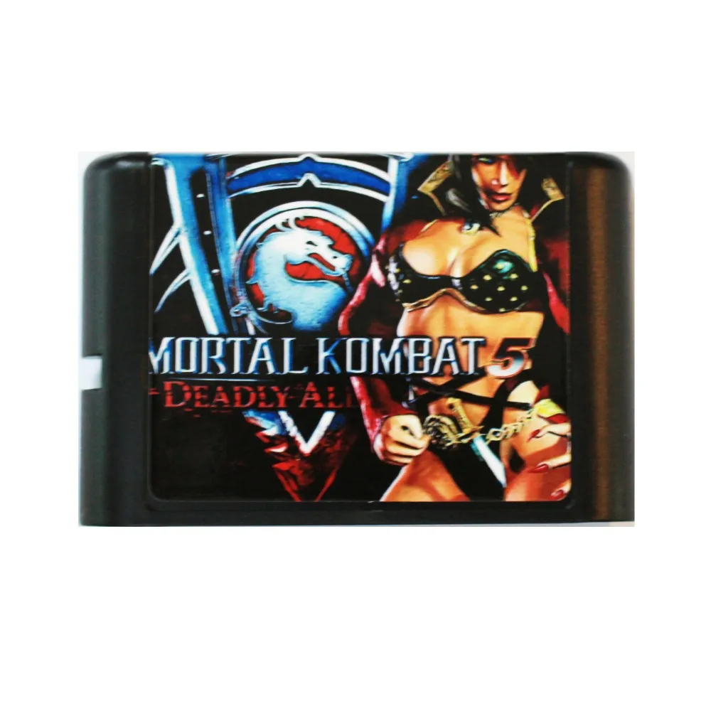 Mortal Kombat 5 16 бит MD карточная игра для Sega игры SEGA Mega Drive Genesis|Картриджи| |