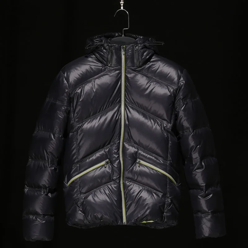 MALIDINU 2022 Men Down Jacket Winter Down Coat 70%White Duck Down Shiny Down Jacket Mens Casual Thick Winter Jackets Russian